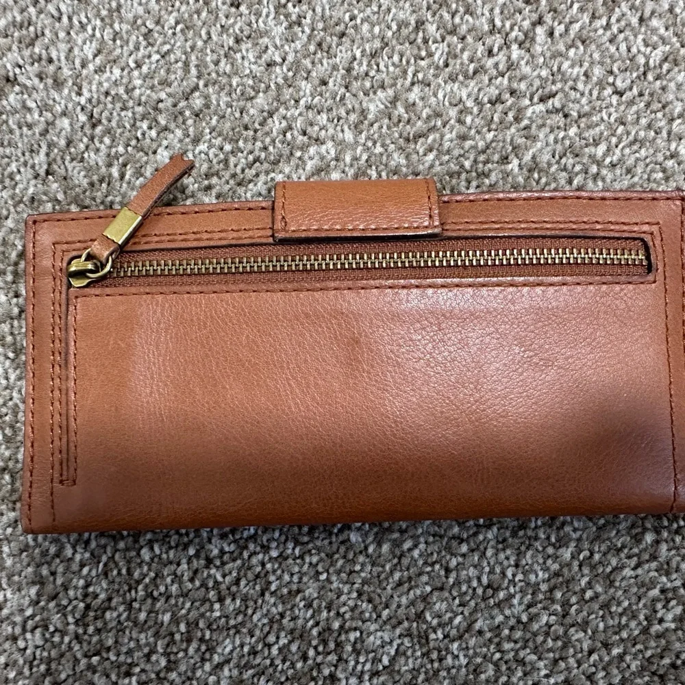 Madewell Tan Leather Wallet - Picture 2 of 4
